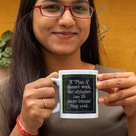 Alfabet van mogelijkheden koffiemok