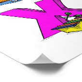 alfabet (vanaf 14.95) cartoon wandkaart poster (Hoek)