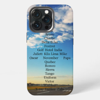 Alfabet-vliegtuig  iPhone 13 pro hoesje