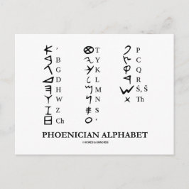 Alfabet voor de fotinebestrijding (Linguistics Cry Briefkaart