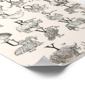 Alfabet voor dieren poster (Hoek)