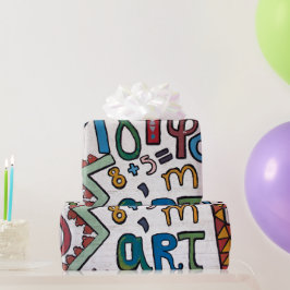 Alfabet voor kinderen cadeaupapier