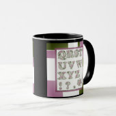 Alfabet voor kinderen, leer het alfabet, ABC Mok (Voorkant rechts)