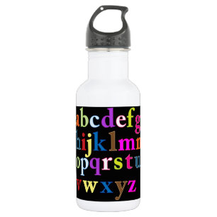 Alfabet Waterfles