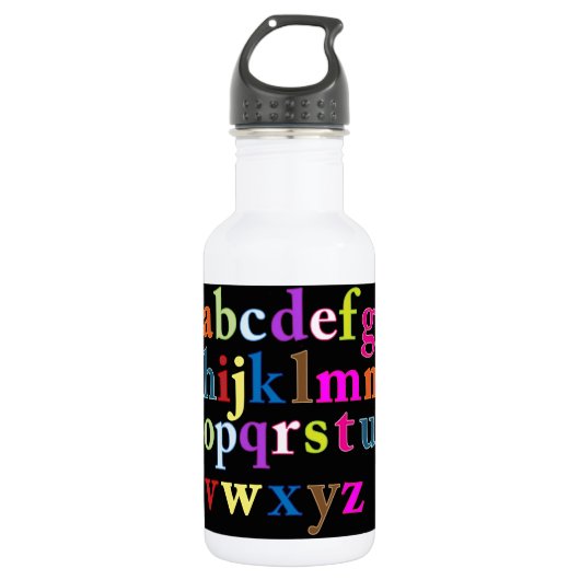 Alfabet Waterfles (Voorkant)