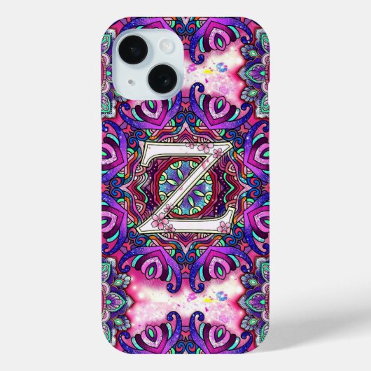 Alfabet Z Case-Mate iPhone Case (Achterkant)