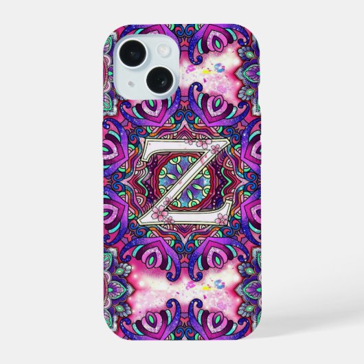 Alfabet Z iPhone 15 Case (Achterkant)