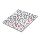 Alfabeteketters Tegeltje (Zijkant)