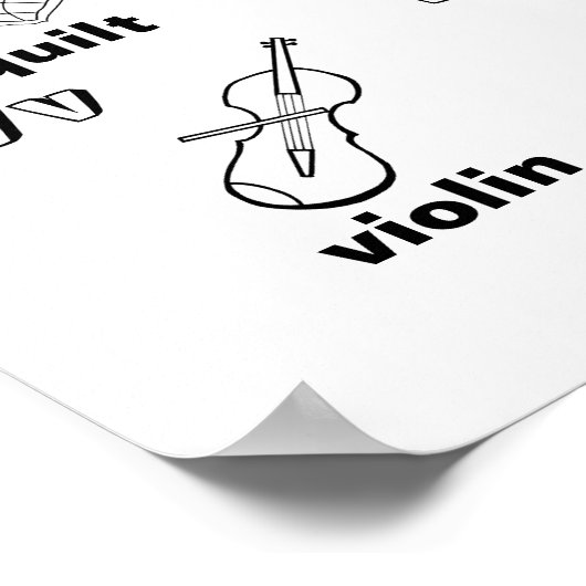 Alfabetgrafiek kleuren naar Poster kleur (Hoek)