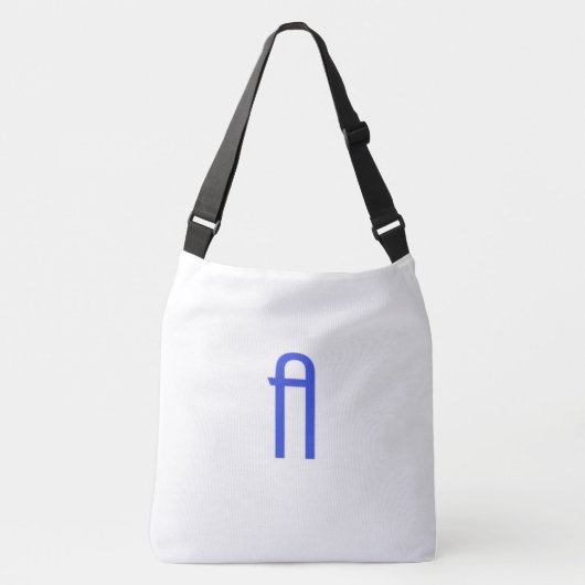 alfabetisch A Crossbody Tas (Voorkant)