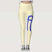 alfabetisch A Leggings (Voorkant)
