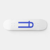 alfabetisch A Persoonlijk Skateboard (Horizontaal)
