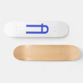alfabetisch A Persoonlijk Skateboard (Horizontaal)