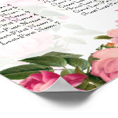 Alfabetisch geluidsdiagram voor de snelle florale  poster (Hoek)