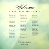 Alfabetisch Transparante Buurspreidingskaart Raamsticker (Vel 3)