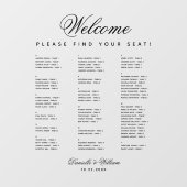 Alfabetisch Transparante Buurspreidingskaart Raamsticker (Vel)