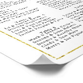 Alfabetisch weddenschap poster (Hoek)