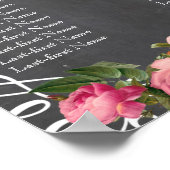 Alfabetische alkborduurkaarten poster (Hoek)