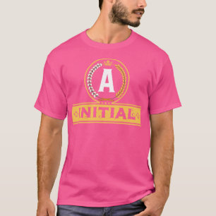 Alfabetische Art Letter A T-shirt