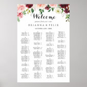 Alfabetische glijbaan rond Bourgogne Poster (Voorkant)