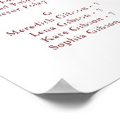 Alfabetische graafmachine voor de zomerFloral Poster (Hoek)