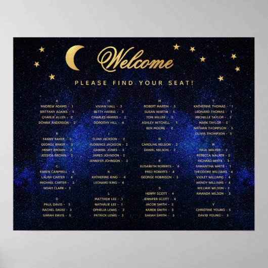 Alfabetische hemelvaarder poster (Voorkant)