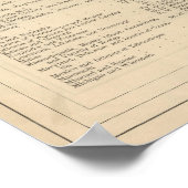 Alfabetische lijst van kaarten poster (Hoek)