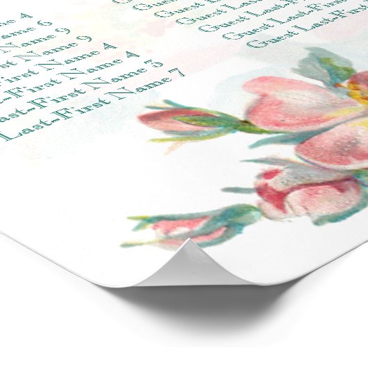 Alfabetische plattegrond poster (Hoek)