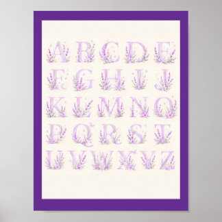 Alfabetische Poster