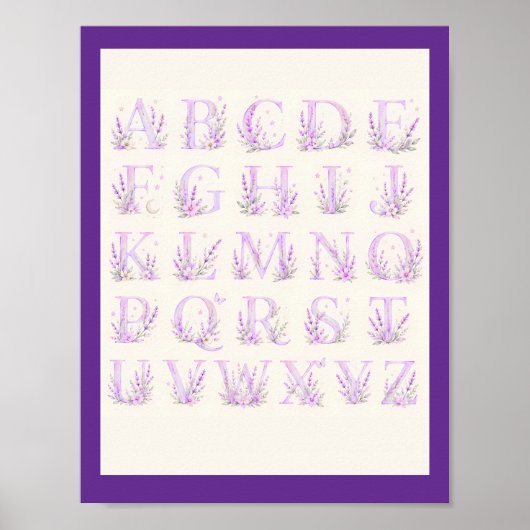 Alfabetische Poster (Voorkant)