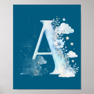 Alfabetische poster voor de kinderkamer
