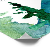 Alfabetische rotsgordel voor Rocky Mountain Poster (Hoek)