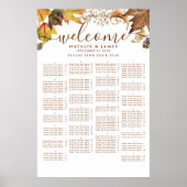 Alfabetische tafelzitplaatsen in het najaar van he poster (Voorkant)