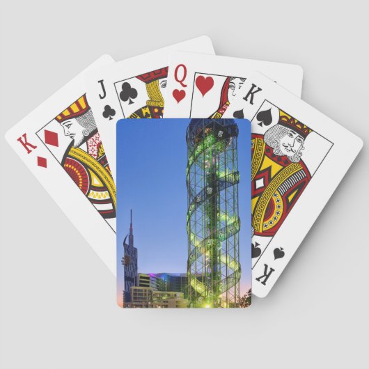 alfabetische toren pokerkaarten (Achterkant)