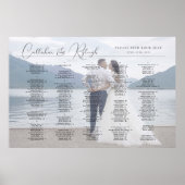 Alfabetische trouwfoto zitgrafiek, elegant poster (Voorkant)