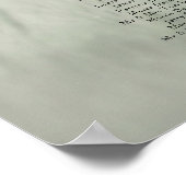 Alfabetische trouwfoto zitgrafiek, modern poster (Hoek)