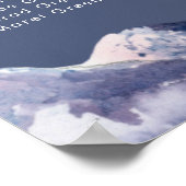 Alfabetische zitplaats in het wintergebergte poster (Hoek)