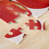 Alfabetkaart met appels legpuzzel (Zijkant)