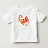 Alfabetkrab Kinder Shirts (Voorkant)