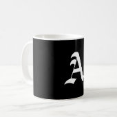 Alfabetletter A, Koffiemok (Voorkant links)