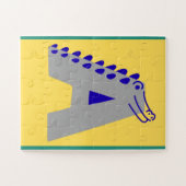 Alfabetletter "A" Legpuzzel (Horizontaal)
