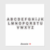 Alfabetletters Stickers (Vel)