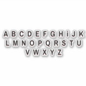 Alfabetletters Stickers (Voorkant)