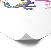 Alfabetlijst van dinosaurussen poster (Hoek)