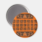 Alfabetmagneet Magneet (Voorkant / Achterkant)