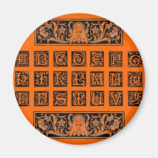 Alfabetmagneet Magneet (Voorkant)