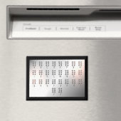 alfabetmagneet voor braille magneet (Insitu (Vaatwasser))