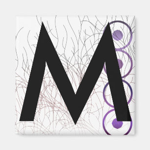 Alfabetmagneten: M Magneet