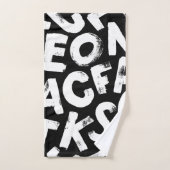 Alfabetpatroon Bad Handdoek (Handdoek)