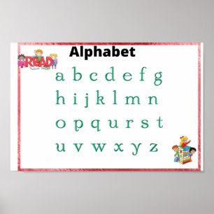 Alfabetposter Poster